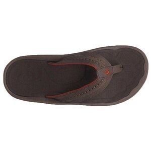 Olukai HOKUA BOYS DK JAVA Flip Flops NWT Sandals